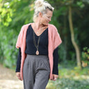 Le Pantalon Cocoon Louis — flanelle douce à carreaux noir ficelle
