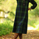 Robe Adélaïde — Tartan vert sapin