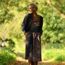 Robe Adélaïde — Coton imprimé Prairie cuivrée