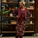 Robe Adélaïde — Viscose Automne sauvage