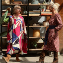 Robe Edmée — Viscose imprimé Arty