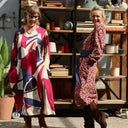 Robe Edmée — Viscose imprimé Arty