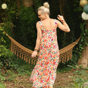 Robe Sybille — Coton lavé jardin secret