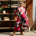 Robe Edmée — Viscose imprimé Arty