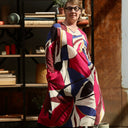 Robe Edmée — Viscose imprimé Arty