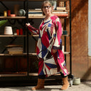 Robe Edmée — Viscose imprimé Arty