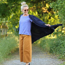 Blouse Emeline en lin bleu lavande | Quintessence