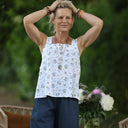 Blouse Florence – Coton Herbier brodé