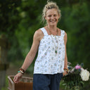 Blouse Florence – Coton Herbier brodé