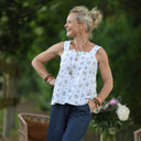 Blouse Florence – Coton Herbier brodé