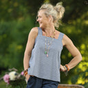 Blouse Florence – Coton vichy marine