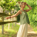 Blouse Florence – Lin vert