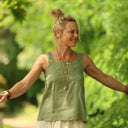 Blouse Florence – Lin vert