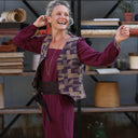 Veston Jean - Jacquard reine-claude
