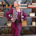 Veston Jean - Jacquard reine-claude