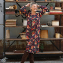 Robe Adélaïde — Viscose Automne sauvage