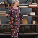 Robe Adélaïde — Viscose Automne sauvage