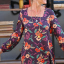 Robe Adélaïde — Viscose Automne sauvage