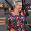 Robe Adélaïde — Viscose Automne sauvage