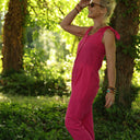 Combinaison LOUNA - Viscose/lin fushia