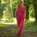 Combinaison LOUNA - Viscose/lin fushia