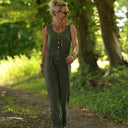 Combinaison LOUNA - Viscose/lin kaki