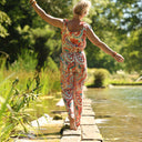 Combinaison LOUNA - Satin de coton lagon d’Ambre