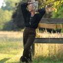 Pantalon femme en coton Léo, vue 7 — Quintessence