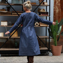 Robe Edmée — Jean de coton bleu