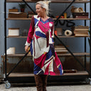 Robe Edmée — Viscose imprimé Arty