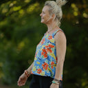 Blouse Florence – Satin de coton Jardin Solaire