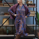 Robe Edmée — Viscose Brume d'Écosse