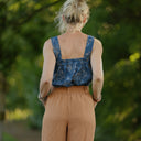 Blouse Florence – Coton lavé Bleu de Serre