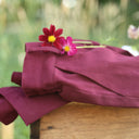 Pantalon Tino - Toile de coton bordeaux