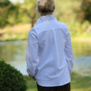 Blouse Émilie – Coton lavé plumetis blanc cassé