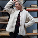 Veste Roxane — Sherpa ivoire
