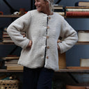 Veste Roxane — Sherpa ivoire
