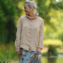 Blouse Émilie – Double gaze de coton cassonade