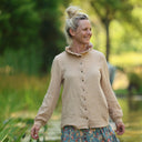 Blouse Émilie – Double gaze de coton cassonade