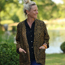Veste Garance — Jacquard Labyrinthe Solaire