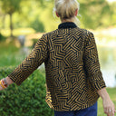Veste Garance — Jacquard Labyrinthe Solaire