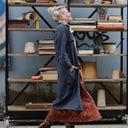 Robe Reine — Lin stone wash marine