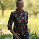 Dorine satin de coton Fleurs de crépuscule