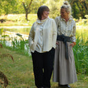 Blouse Émilie – Double gaze de coton ivoire