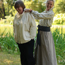 Blouse Émilie – Double gaze de coton ivoire