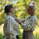 Blouse Émilie – Coton imprimé Ombres florales