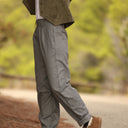 Pantalon Brieuc coton sergé tailleur gris perle
