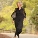 Robe Reine — Modal lavé noir