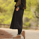 Robe Reine — Modal lavé noir