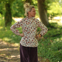 Blouse Émilie – Coton imprimé Fleurs nomades